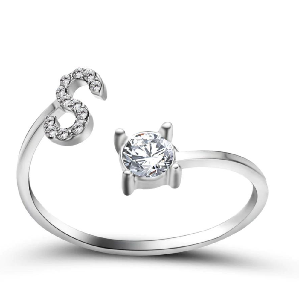 Lovely Initial Ring