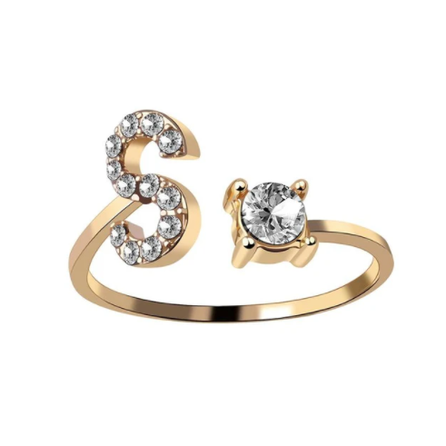 Lovely Initial Ring